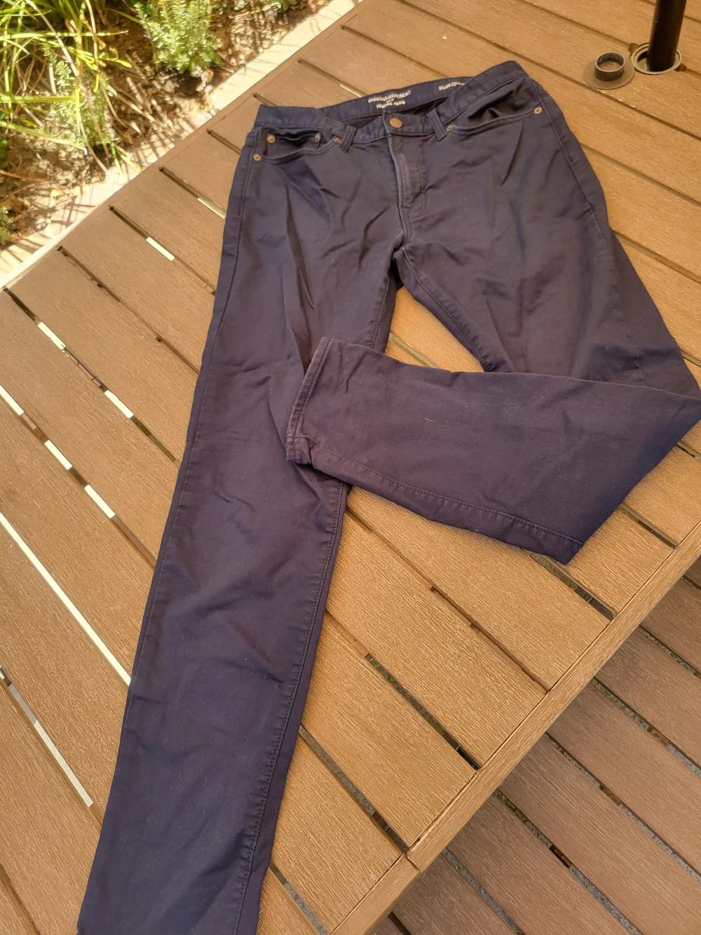 Banana Republic Men’s Navy Travel Jeans (Athletic Fit) 31x34